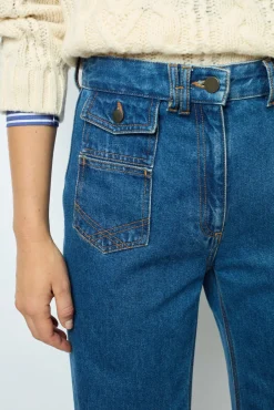 ANNA - High waist flare jeans