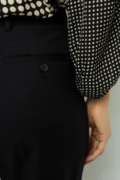 Black bootcut trousers - NEESA