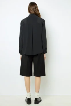 Black soft shirt - BEATA