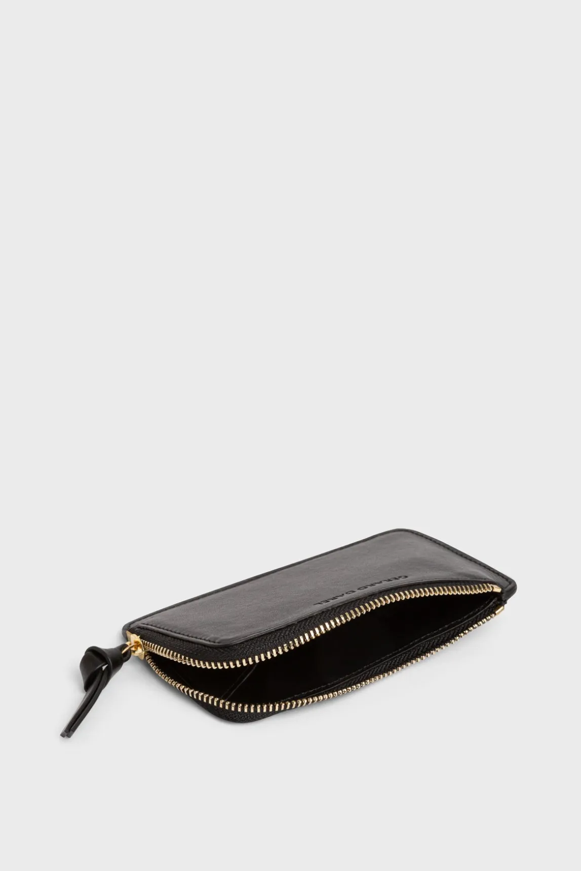 Cardholder in plain leather - CARDHOLDER