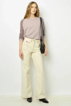 Cashmere sweater in tonal shades - JALINA