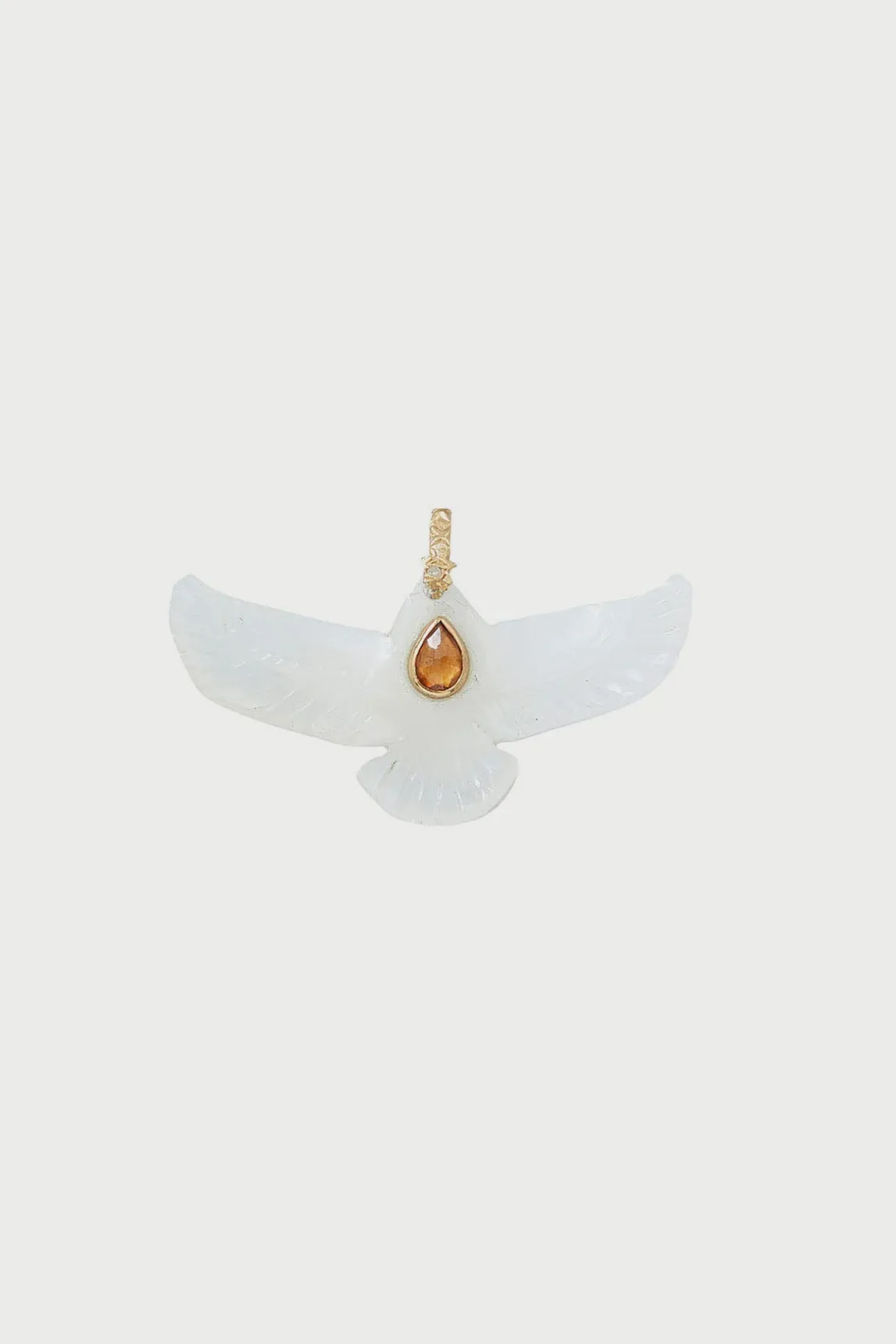 Charm blanc avec une pierre - PHENIX