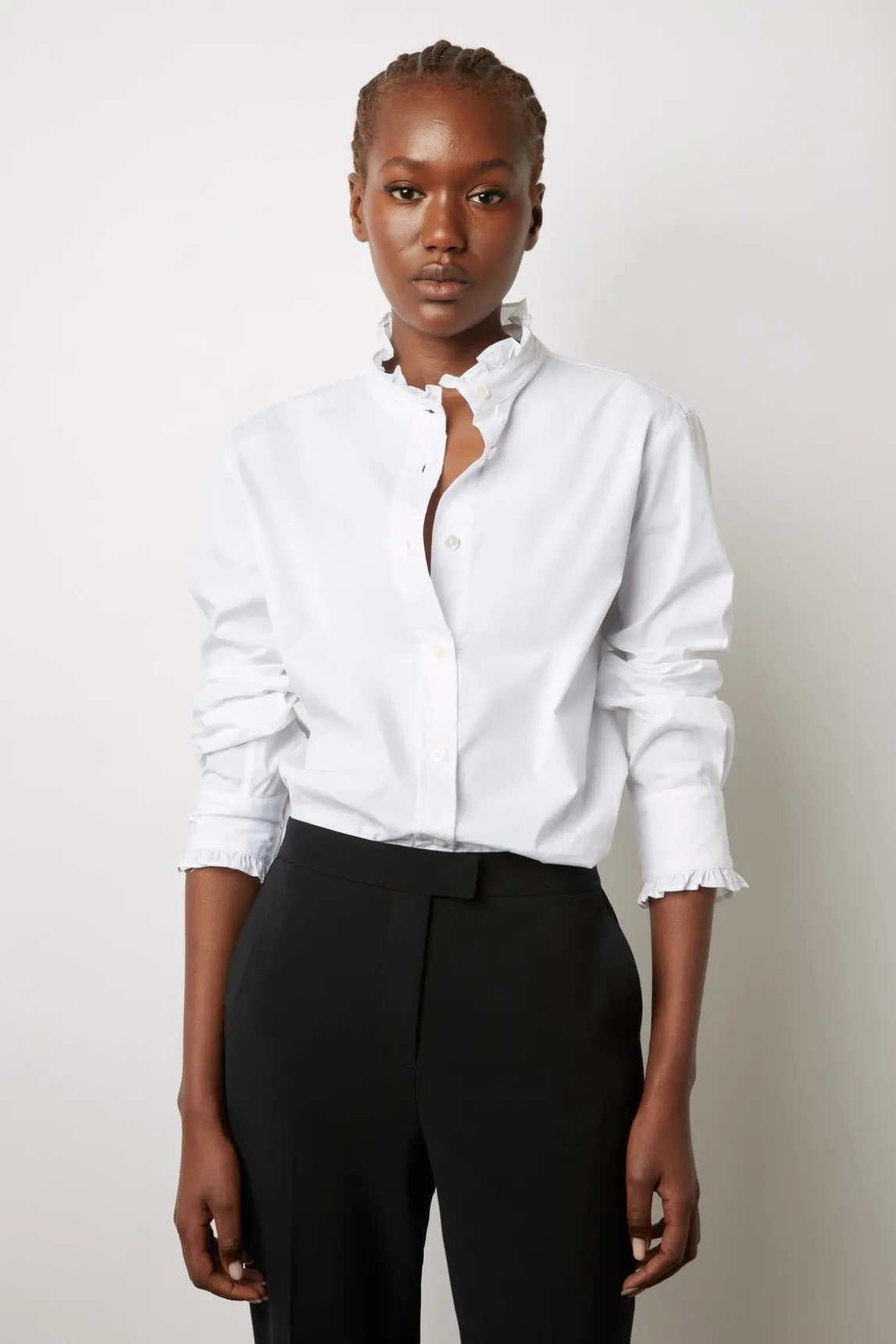 CHEMISE - Romantic poplin shirt