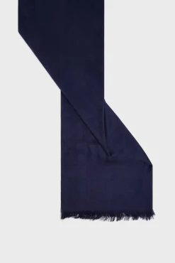 Cotton and modal scarf with monogram - DOMITILLE