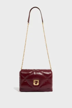 Crossbody bag in quilted leath"])self.__next_f.push([1,"er - LE FANNY