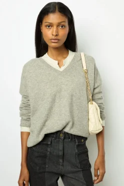 Crossbody bag in quilted leathe