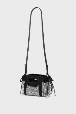 Crossbody bag in suede