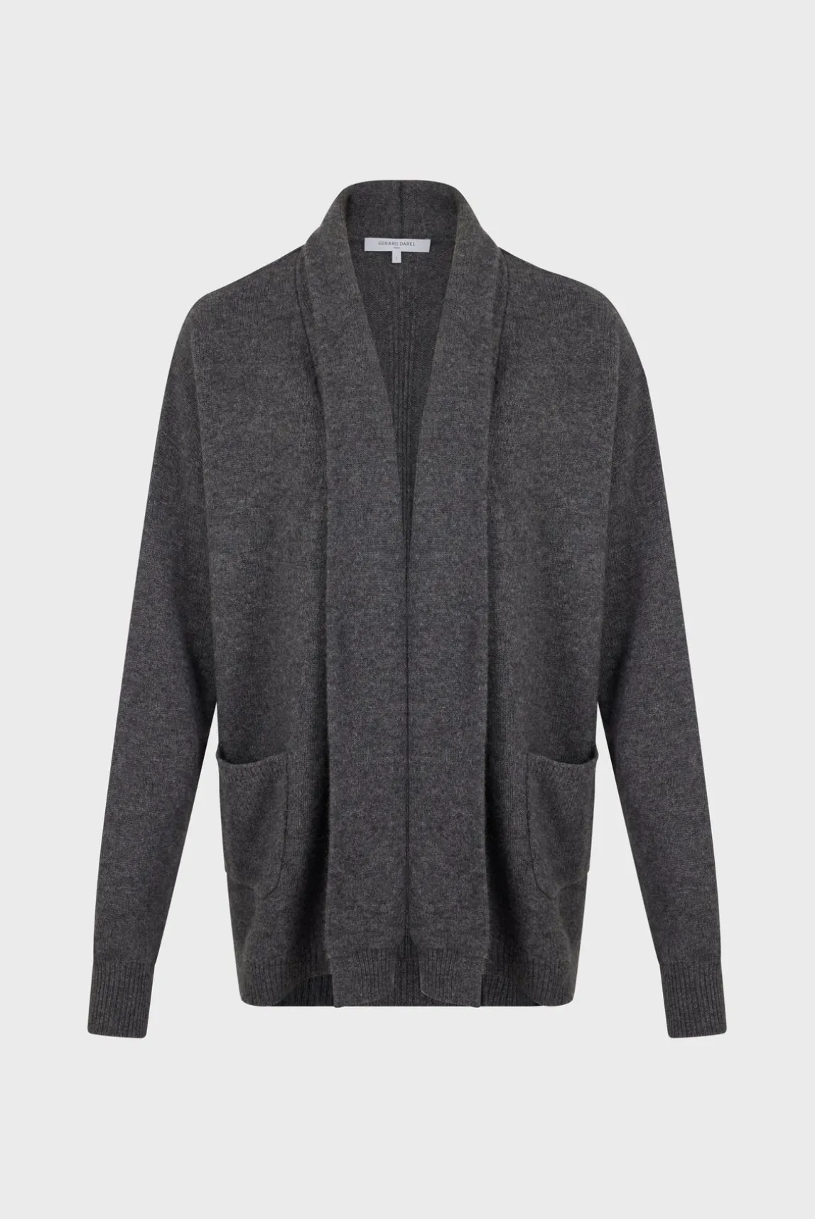 Edge to edge, open cashmere cardigan - JOHANA