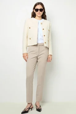 Elasticated slim-fit trousers - NALA