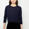 Fine wool round neck sweater - JADE