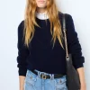 Fine wool round neck sweater - JANINE