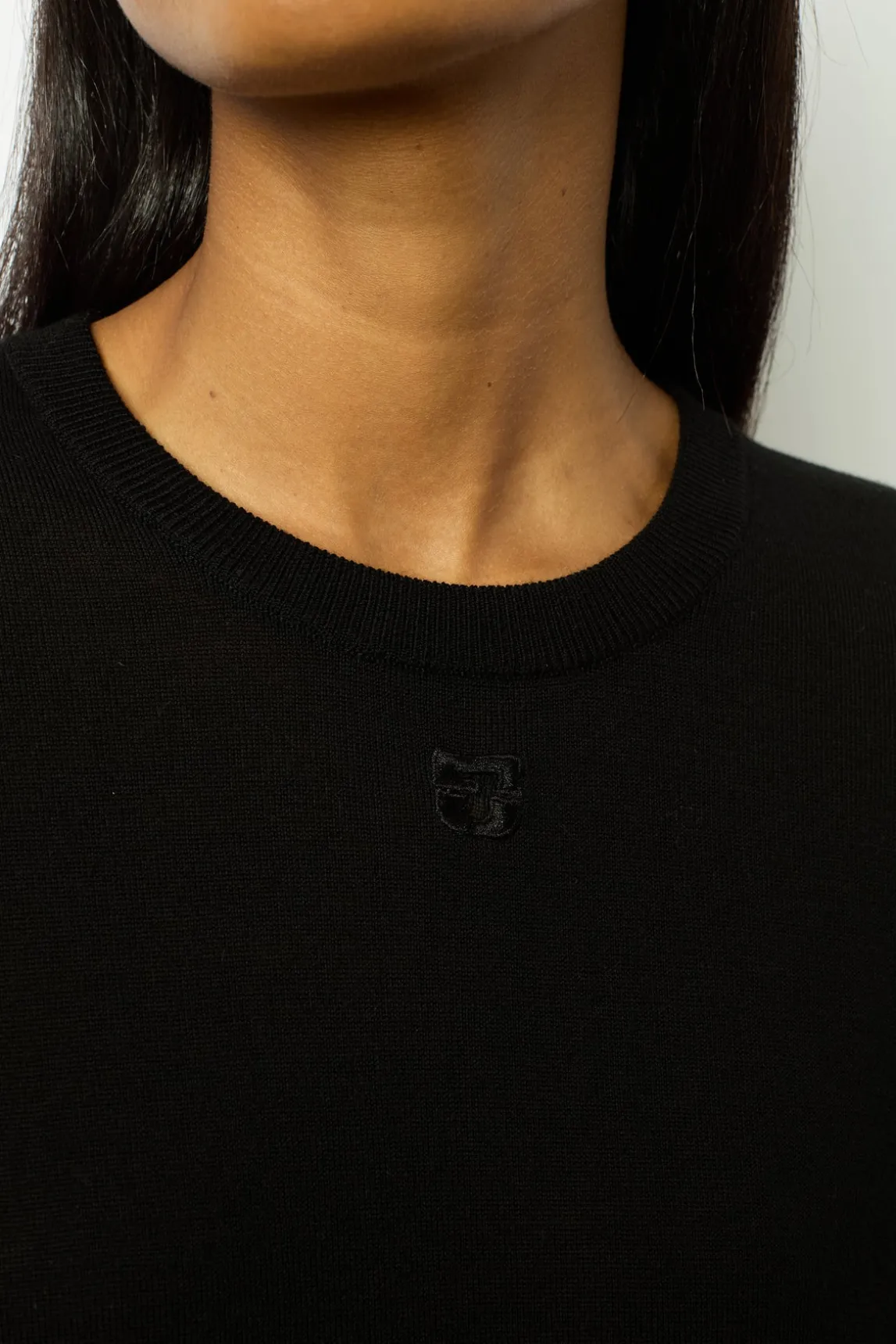 Fine wool short-sleeved sweater - JASNA