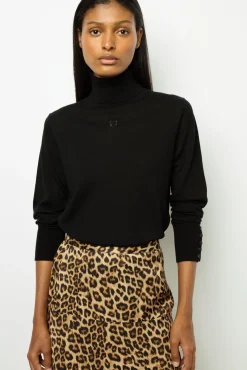 Fine wool turtleneck sweater - JESSIE