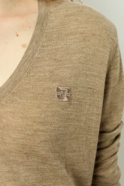 Fine wool V-neck sweater - JULIETTE