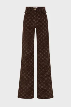 Flared corduroy jeans - ANNA