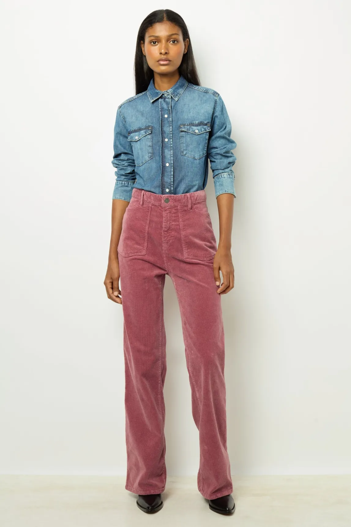 Flared corduroy pants - NAZIA