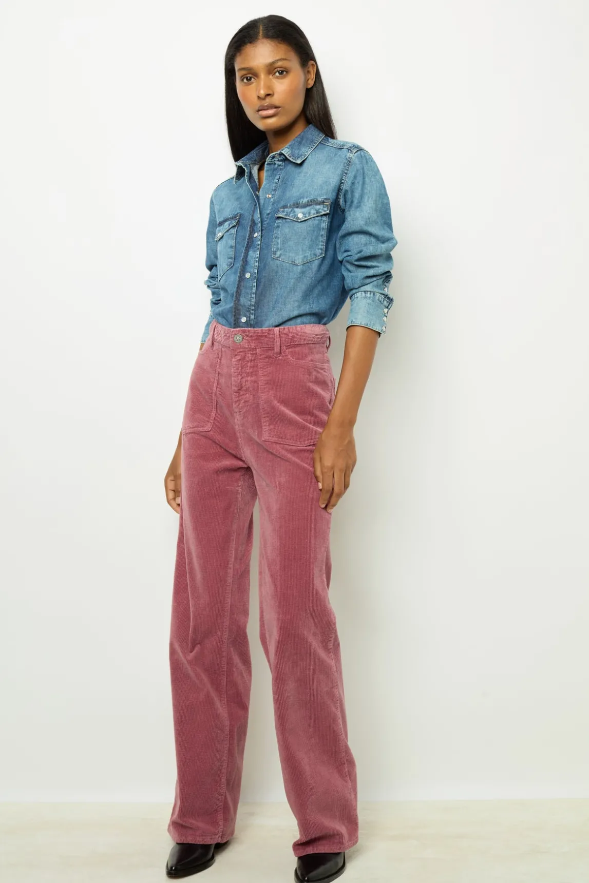 Flared corduroy pants - NAZIA