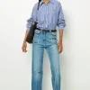 Flared jeans with fringes - ANNA