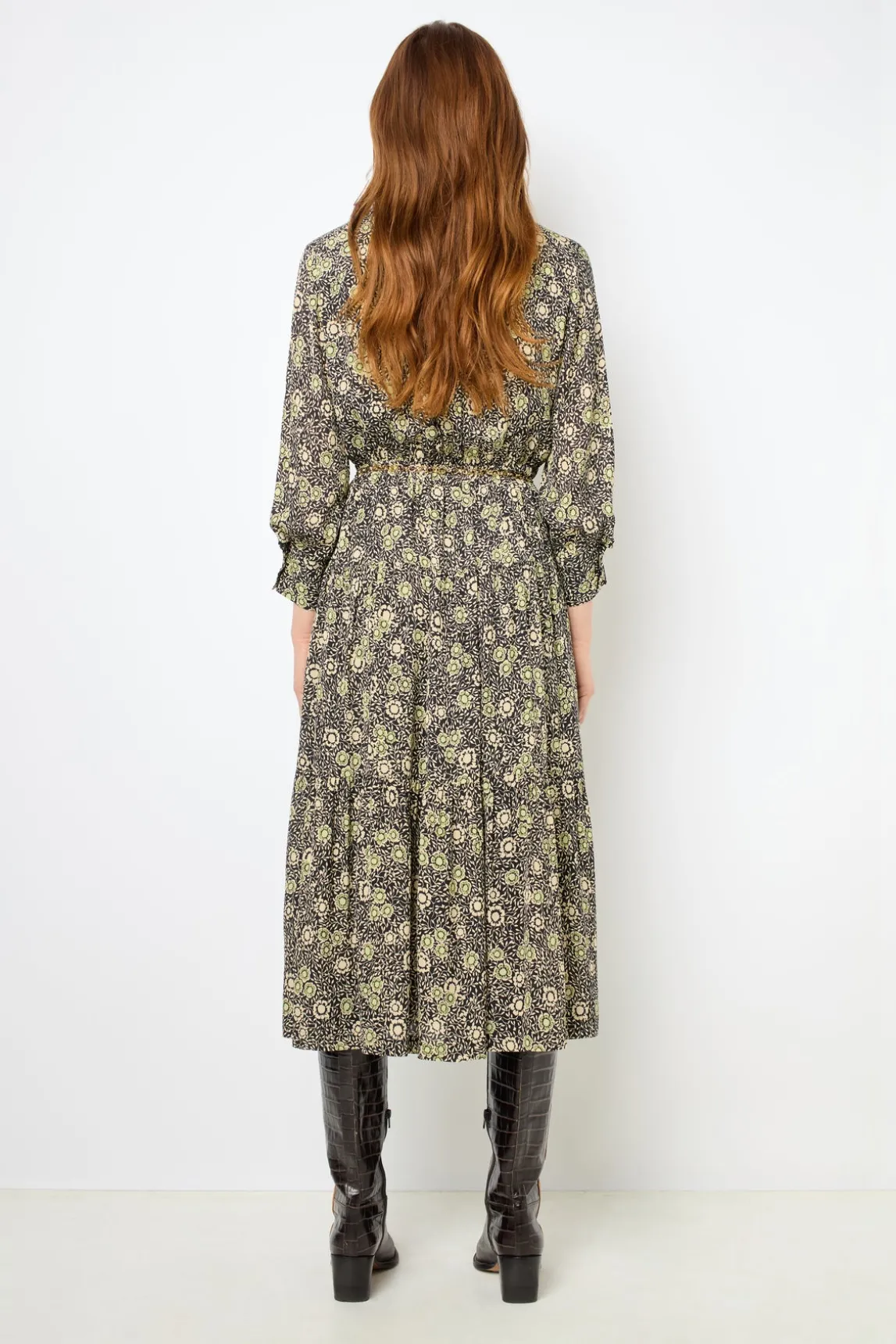 Floral fluid maxi dress - SOLYA