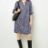 Floral jacquard mini dress – SALYA