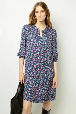 Floral jacquard mini dress – SALYA