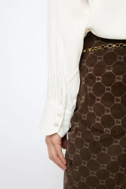Fluid ecru shirt - BEATA
