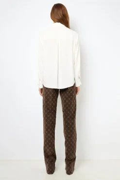 Fluid ecru shirt - BEATA
