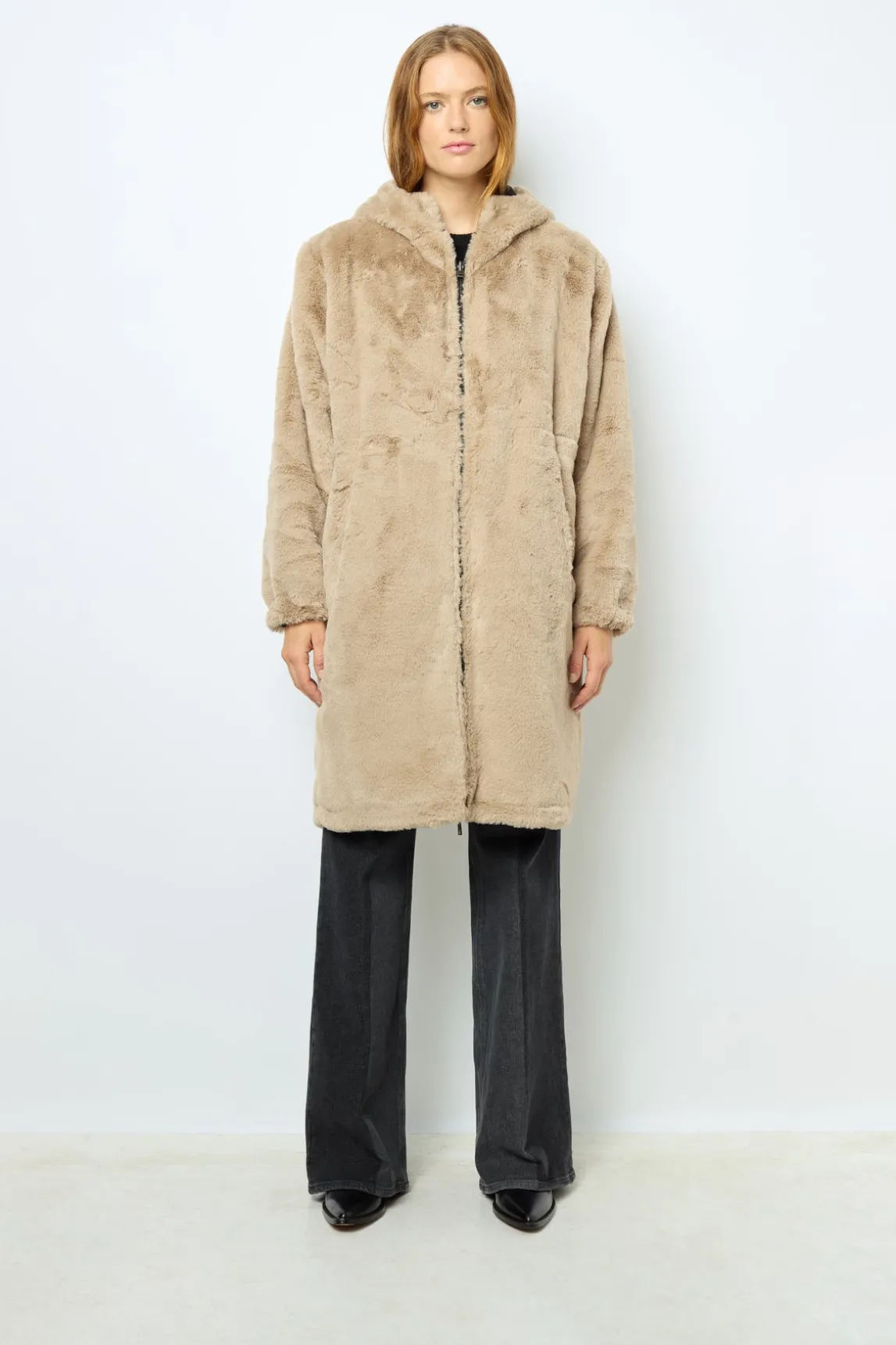 Full-length reversible parka - LAURE