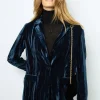 Hammered velvet jacket - MALVYNN