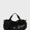 Handbag in crumpled leather - 24H