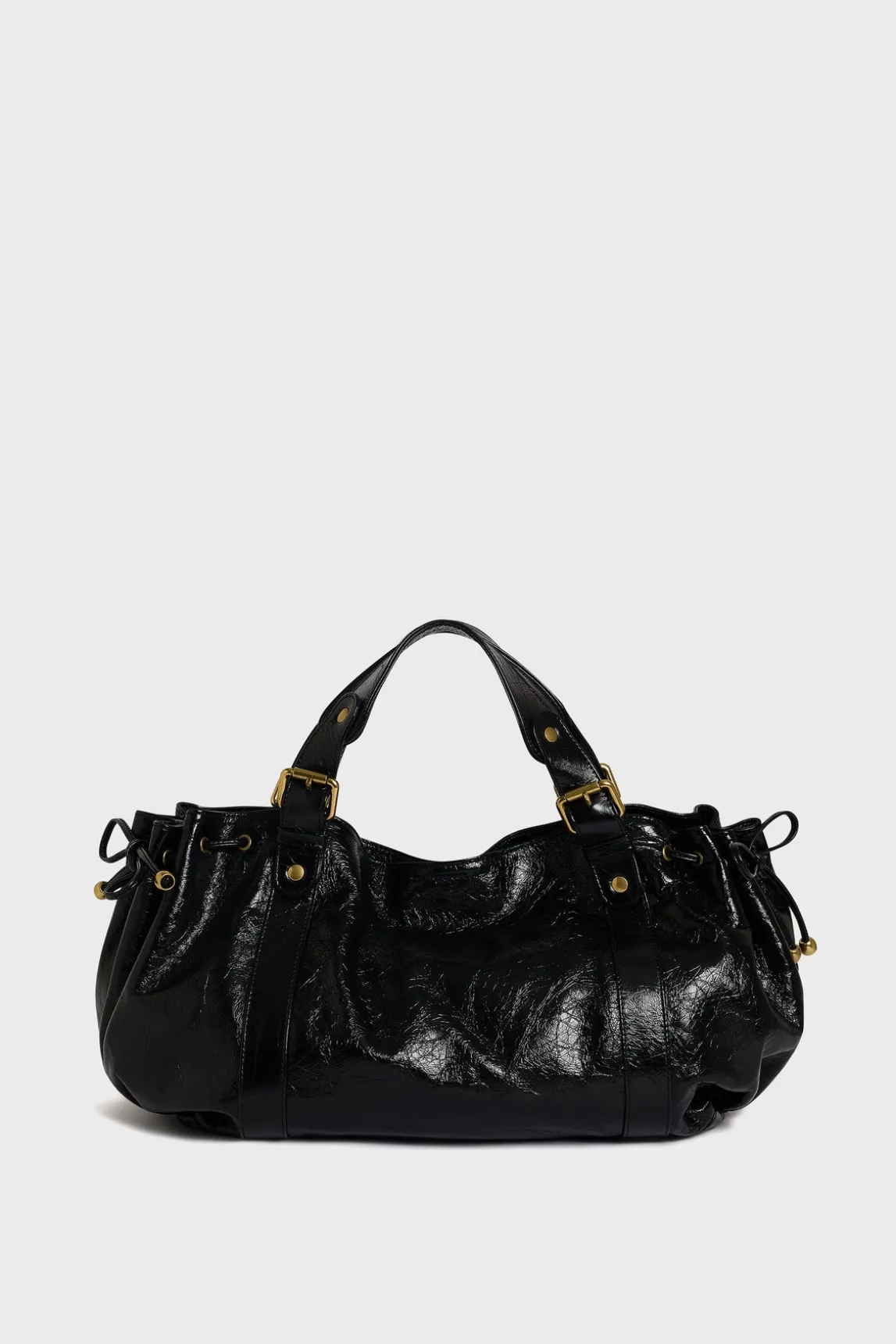 Handbag in crumpled leather - 24H