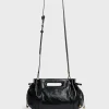 Handbag in crumpled leather - MINI DANY
