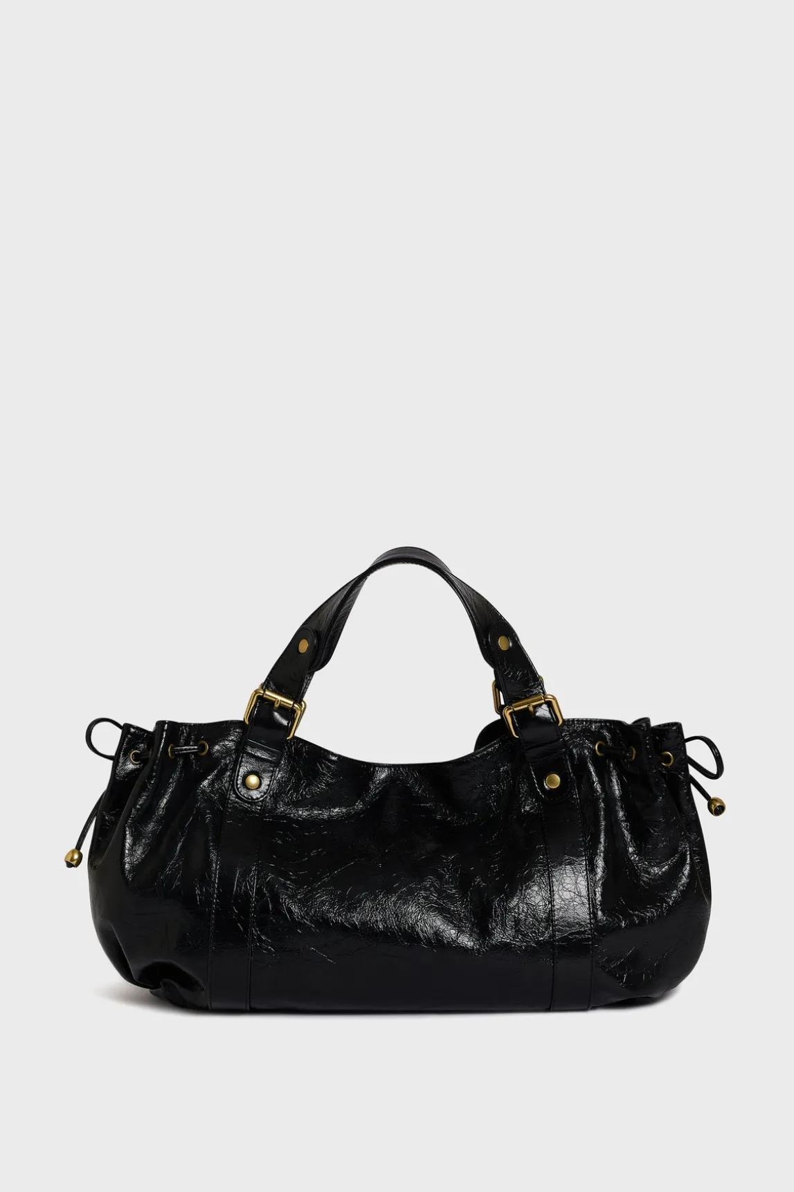 Handbag in crumpled leather - 24H