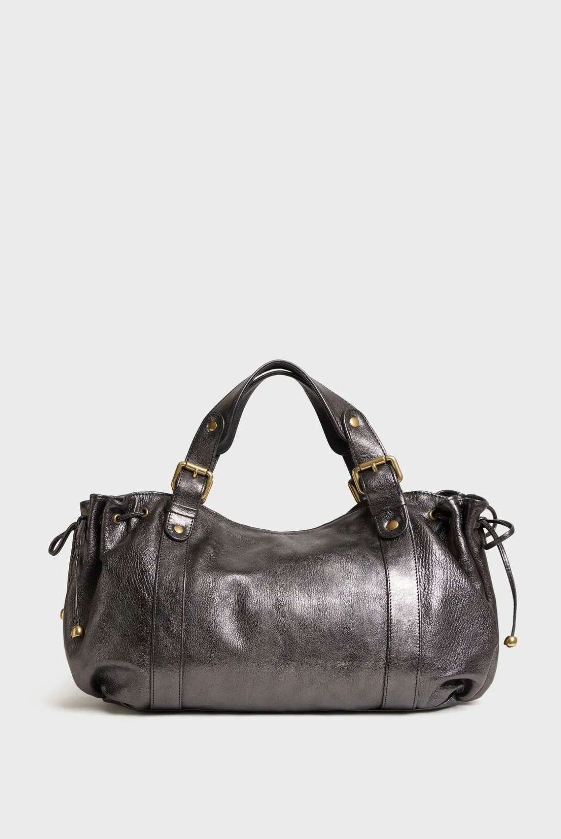 Handbag in metallic leather - 24H
