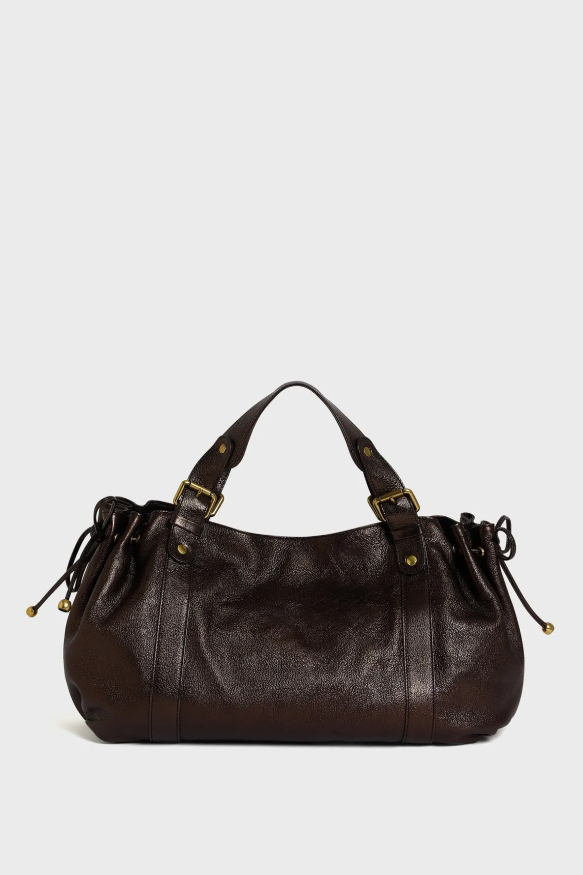 Handbag in metallic leather - 24H