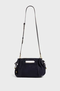 Handbag in sue"])self.__next_f.push([1,"de leather metallic inside - MINI DANY