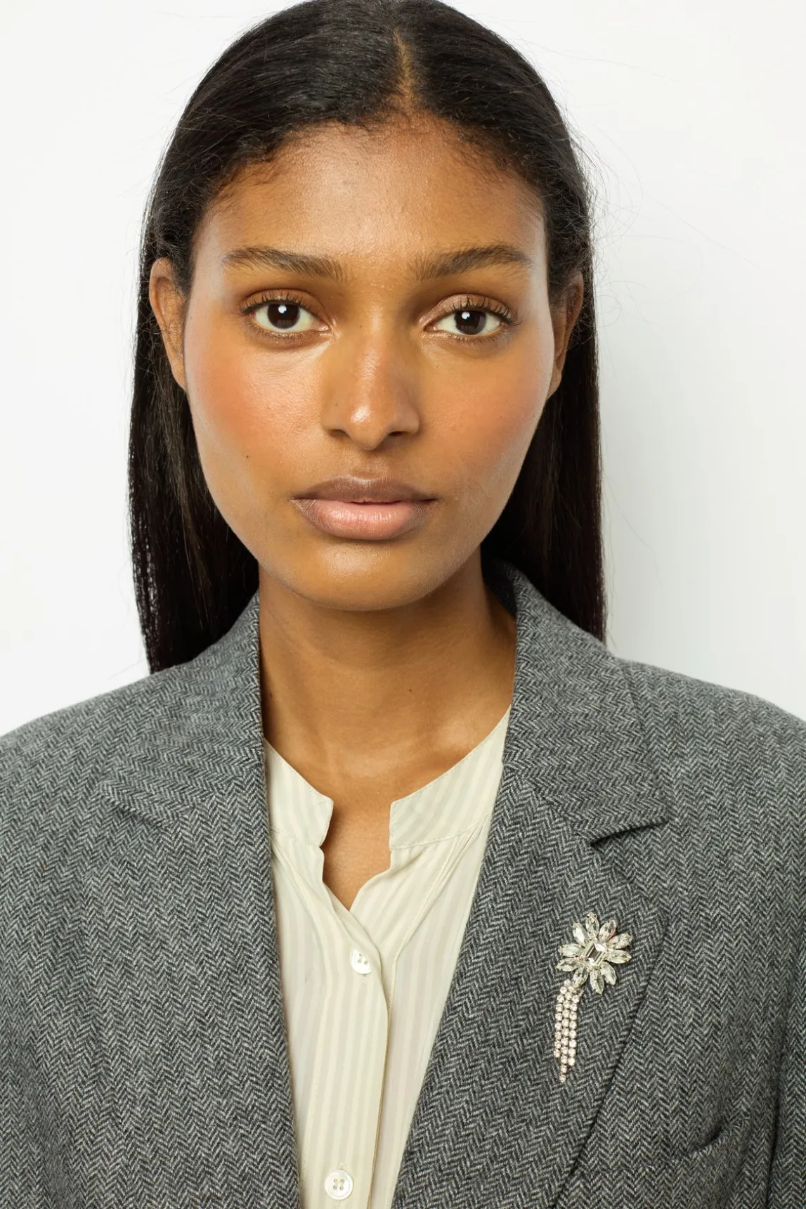 Herringbone blazer - MELANIE