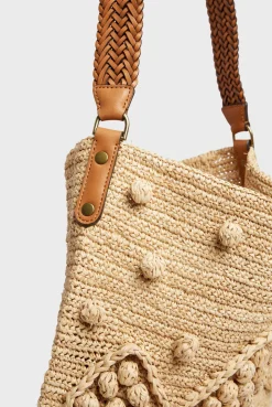 Hobo Bag in raffia - JOSIE