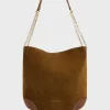Hobo bag in "])self.__next_f.push([1,"suede leather - LE CHARLOTTE