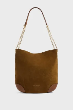 Hobo bag in "])self.__next_f.push([1,"suede leather - LE CHARLOTTE