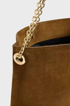 Hobo bag in "])self.__next_f.push([1,"suede leather - LE CHARLOTTE