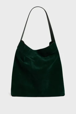 Hobo bag in suede leather - LADY