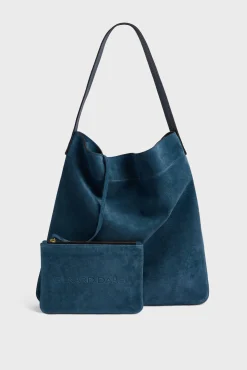 Hobo bag in suede leather - LADY