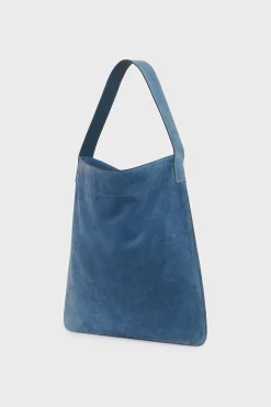 Hobo bag in suede leather - LADY