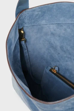 Hobo bag in suede leather - LADY