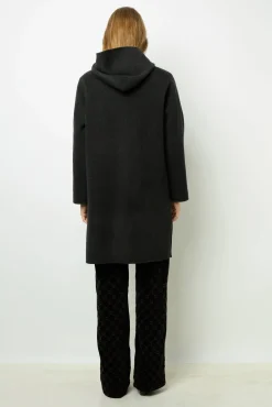 Hooded wool coat - LANDIE