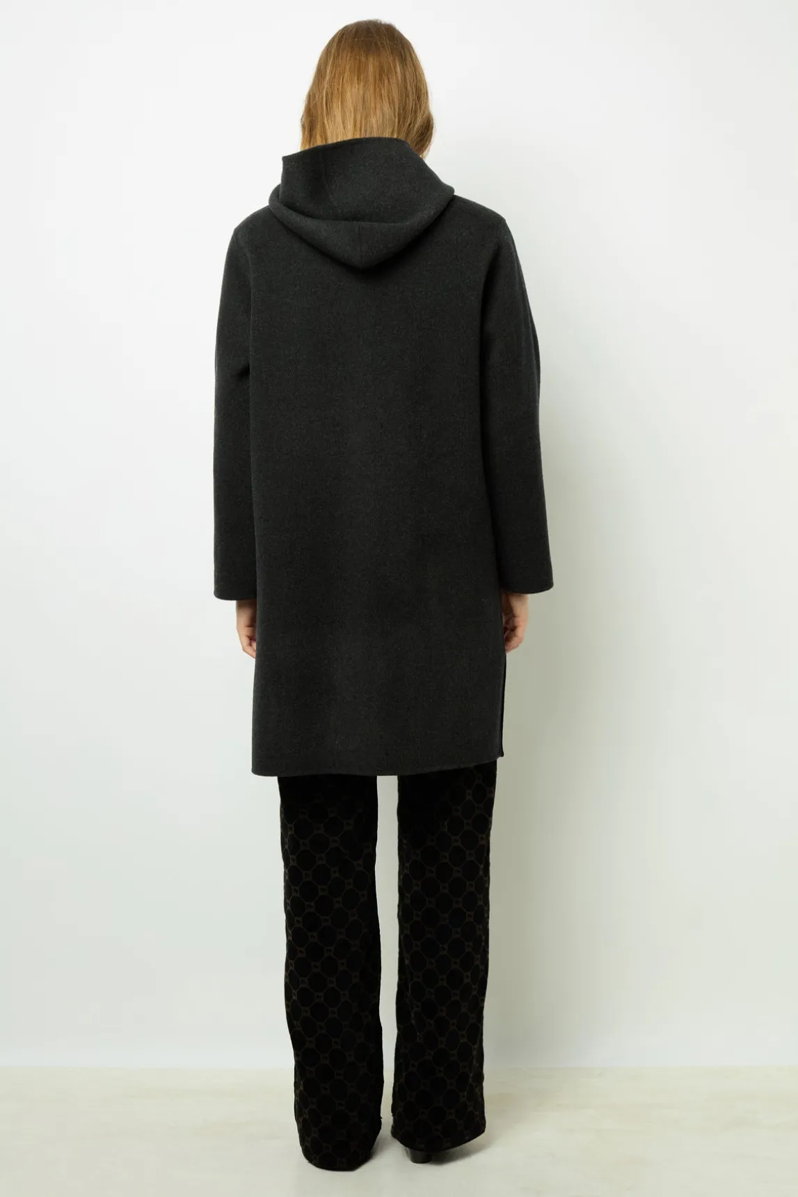 Hooded wool coat - LANDIE