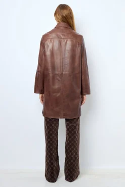 Lamb leather coat - LAYANE