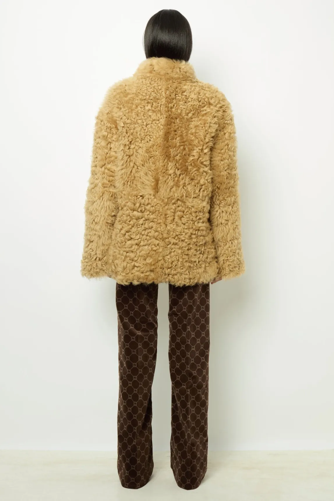 Lamb wool short coat - LIOUBA