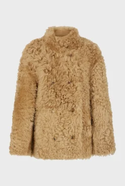 Lamb wool short coat - LIOUBA